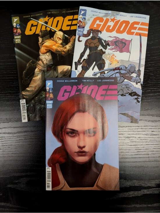 Image Comics Other - G.I. Joe # 21 Variant x3 Set 2026 Storm Shadow App Image Energon Universe